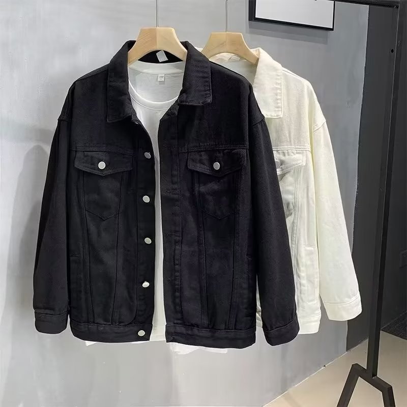Handsome Edgy Relaxed-fit Versatile Workwear Jacket Top - الصورة 2