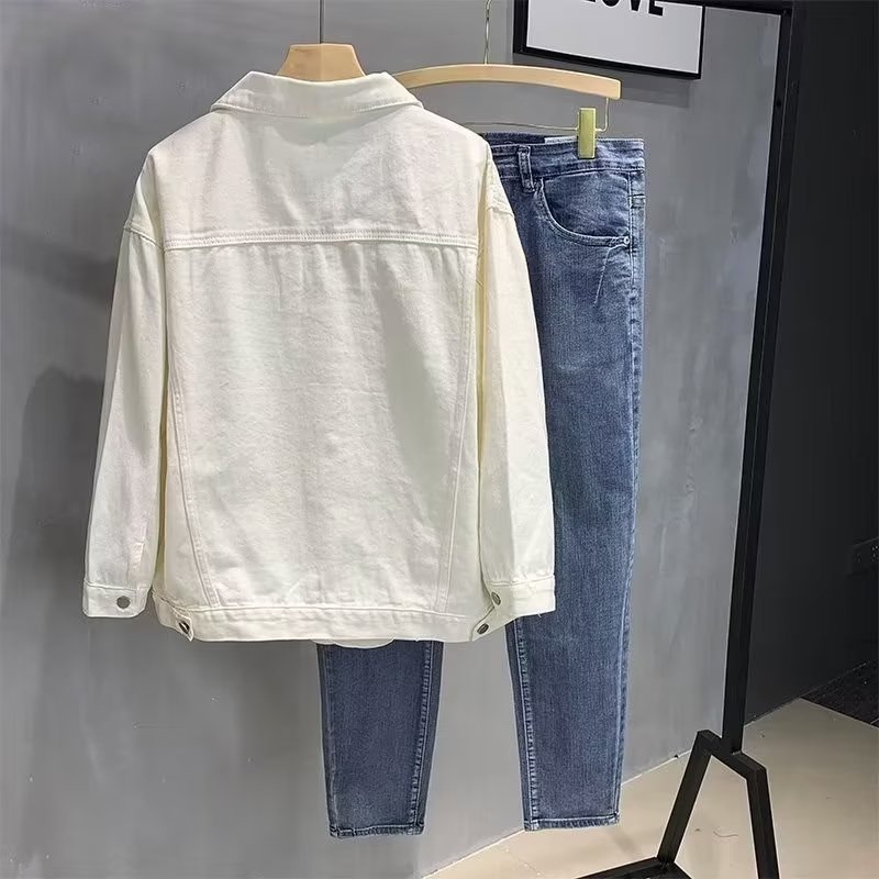 Handsome Edgy Relaxed-fit Versatile Workwear Jacket Top - الصورة 6